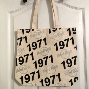 Hard Rock 1971 Canvas Tote Bag